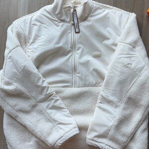 NWT SKIMS Cream 1/2 Zip